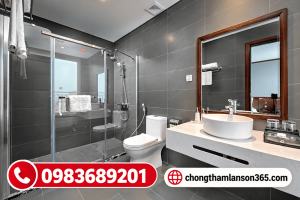Phòng Tắm Hiện đại Phối Gạch Xám (3)